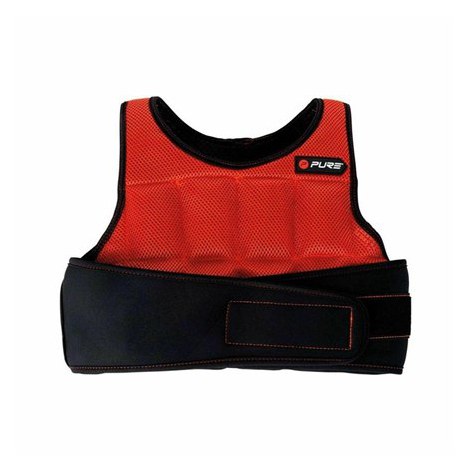 Pure2Improve | Weight Vest | 9.94 kg | Black/Red | 10 kg